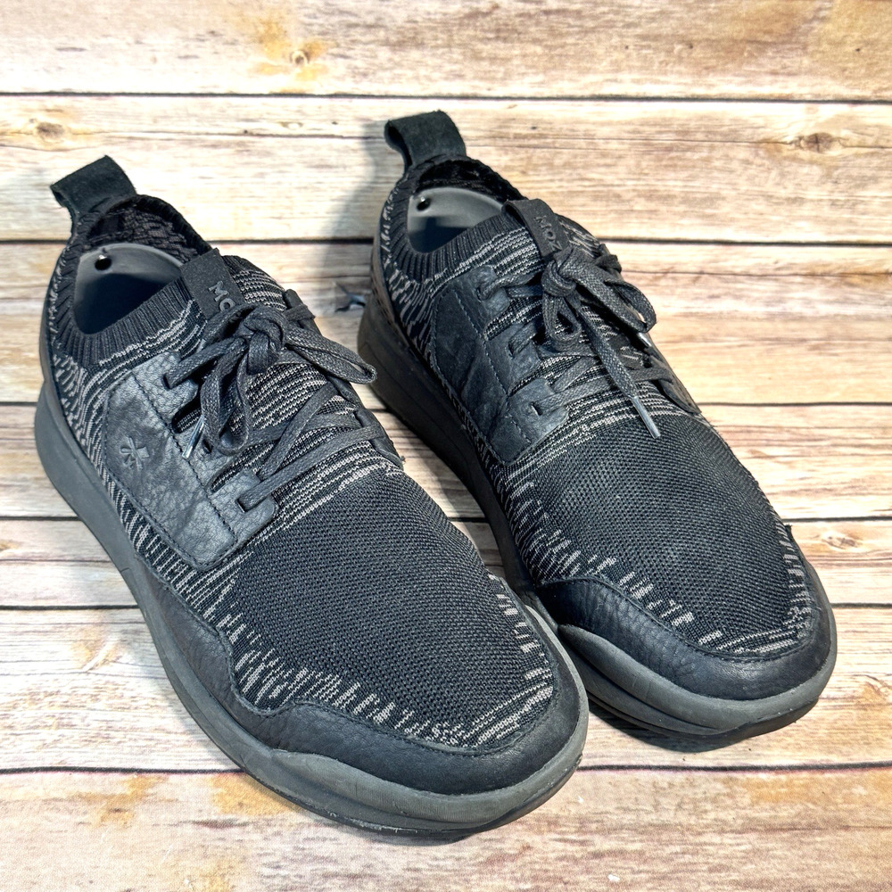 Mozo City Runners Mens Blak Slip Resistant Gently Used Running Sneakers 11.5